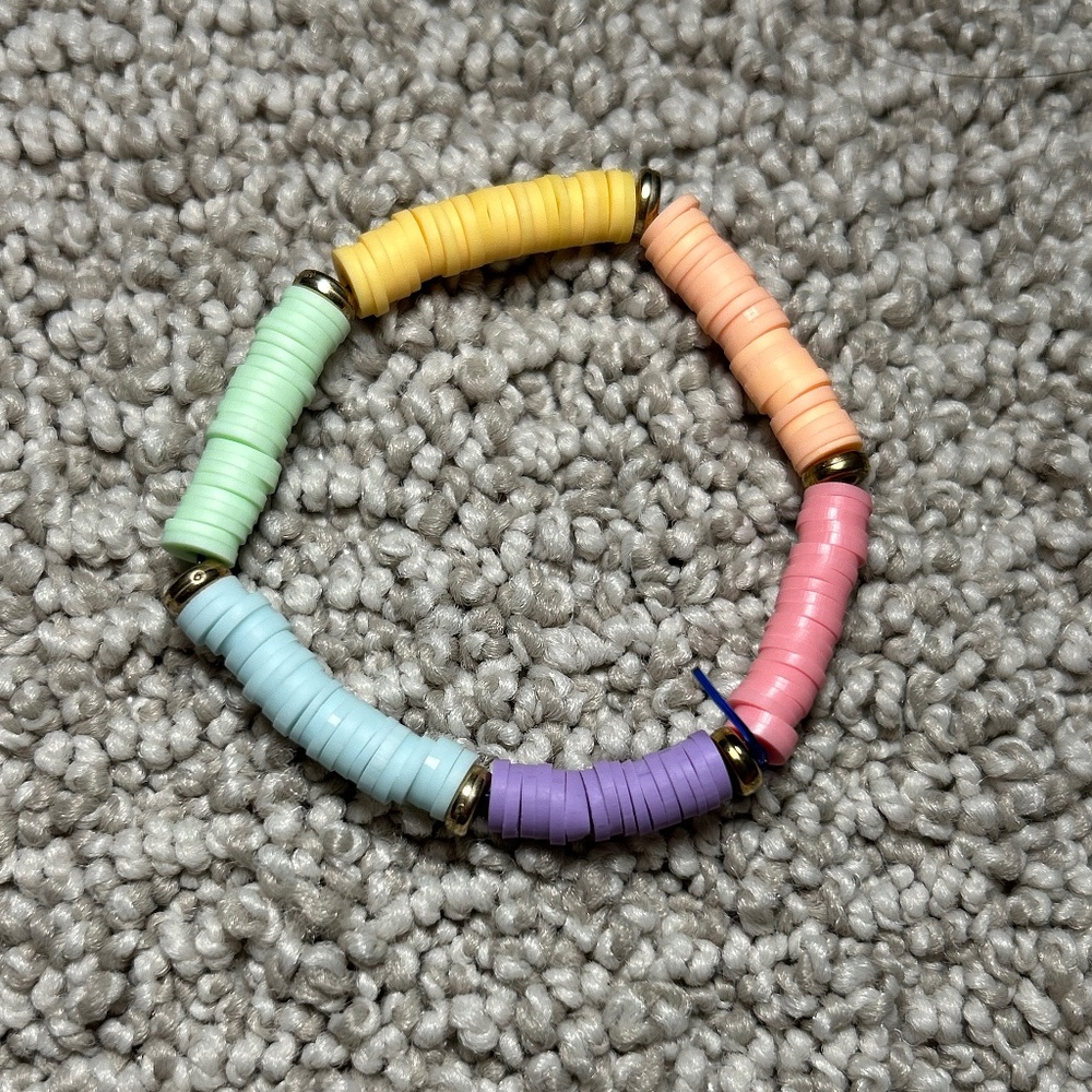 Clay bead bracelets